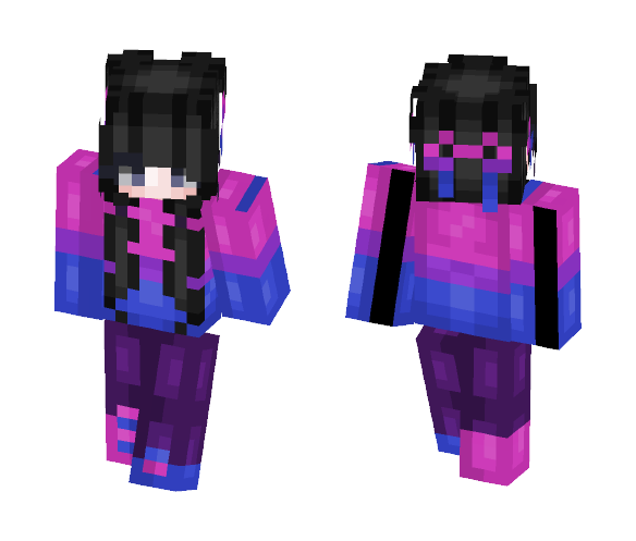 ♡ Bisexual Pride ♡ - Female Minecraft Skins - image 1