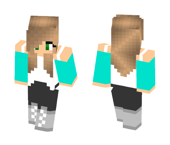 My YouTube Channel Skin - Female Minecraft Skins - image 1