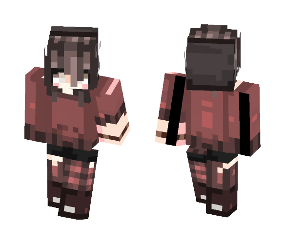 ???? Hurt For Strength ???? ( Oc ) - Female Minecraft Skins - image 1