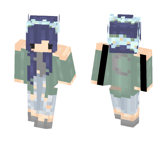 Purple Weekend - Female Minecraft Skins - image 1