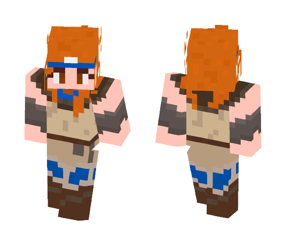 Aloy - Nora Survivor Light - Female Minecraft Skins - image 1
