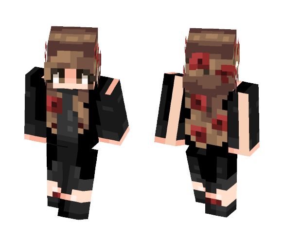 Request // Night & Roses - Female Minecraft Skins - image 1