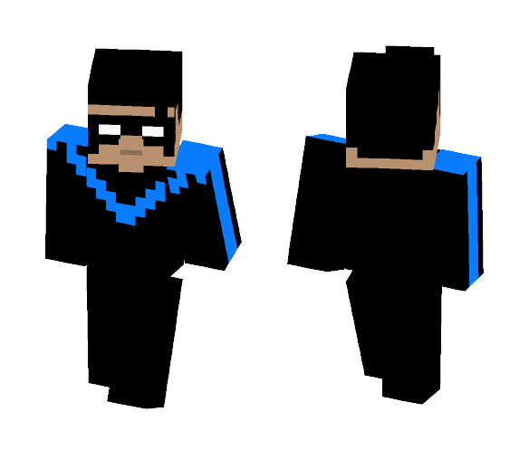 Night-Wing (Dick Grayson) - Male Minecraft Skins - image 1