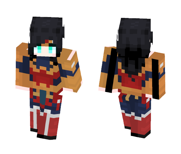 Download Free Diana Prince (Wonder-Woman) Skin for Minecraft image 1 Diana Prince (Wonder-Woman) - Female Minecraft Skins - image 1