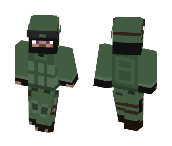 CS:GO IDF - Male Minecraft Skins - image 1