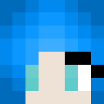 Download Free Blue Hair Girl Skin for Minecraft image 3 Blue Hair Girl - Color Haired Girls Minecraft Skins - image 3