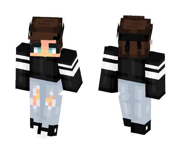 Short Hair Girl - Color Haired Girls Minecraft Skins - image 1
