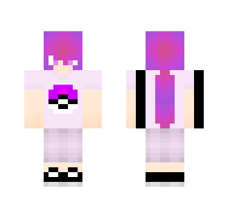 Mewtwo Trainer (Girl) - Female Minecraft Skins - image 2