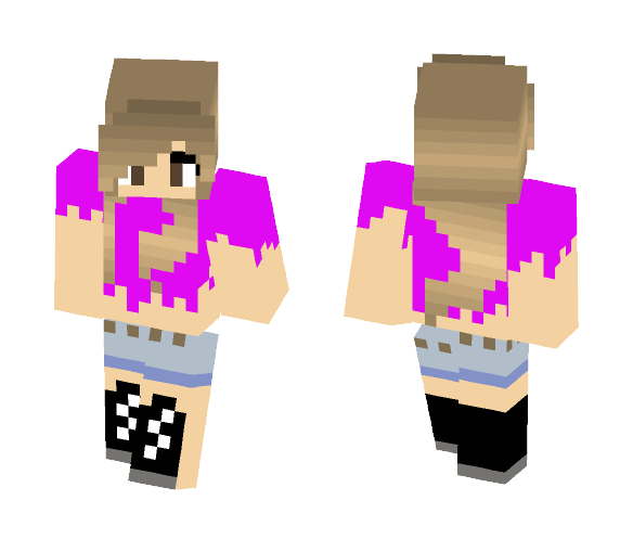 my first girl skin - Girl Minecraft Skins - image 1