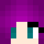 Download Free Purple Hair Girl Skin for Minecraft image 3 Purple Hair Girl - Color Haired Girls Minecraft Skins - image 3