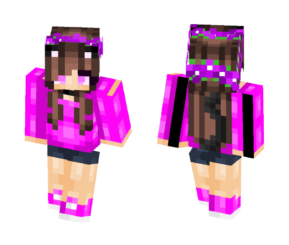 ♡ Summer Cats ♡ - Female Minecraft Skins - image 1