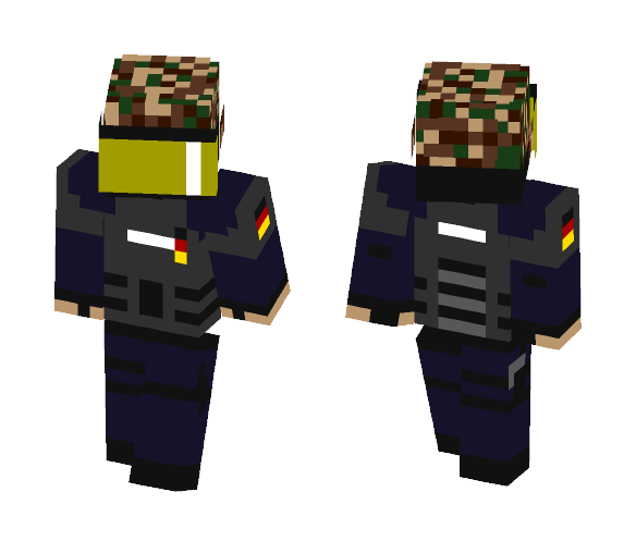 CS:GO GSG9 (visor down) - Male Minecraft Skins - image 1