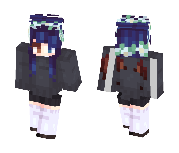 Springtime for the sensitive demon - Female Minecraft Skins - image 1