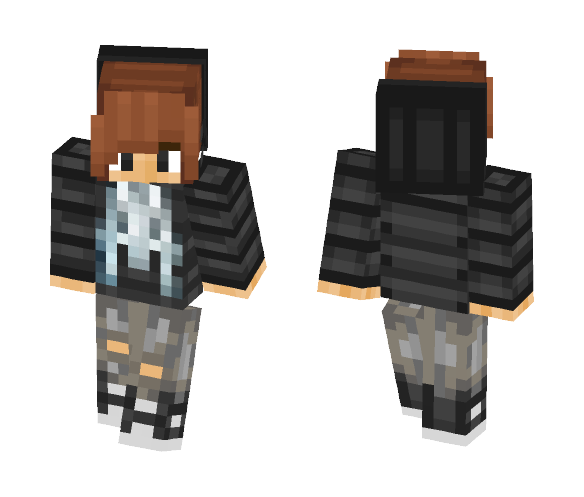 Asking Alexandria hoodie - Male Minecraft Skins - image 1