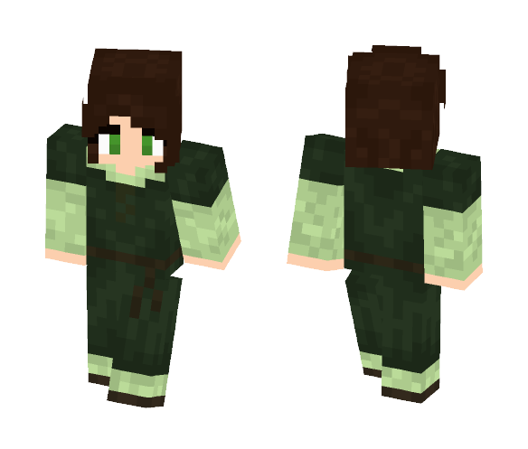 Green Dress - Female Minecraft Skins - image 1