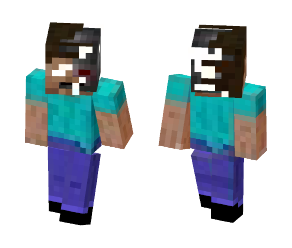 Cyborg Herobrine - Herobrine Minecraft Skins - image 1