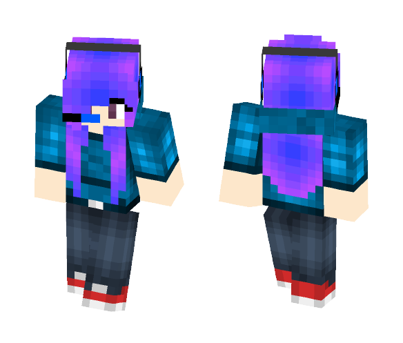 BATGIRL GAMING ORIGINAL SKIN - Male Minecraft Skins - image 1