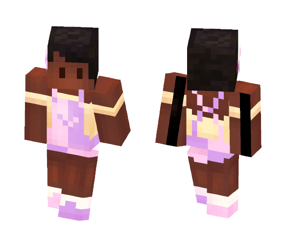 Lavender & Peaches - Female Minecraft Skins - image 1