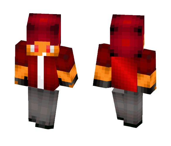 Download Free Red Cool Boy Skin for Minecraft image 1 Red Cool Boy - Boy Minecraft Skins - image 1