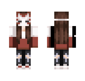 ♦ Fox Kabuki Mask ♦ - Female Minecraft Skins - image 2