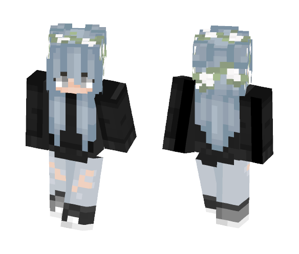 Color me blue - Female Minecraft Skins - image 1