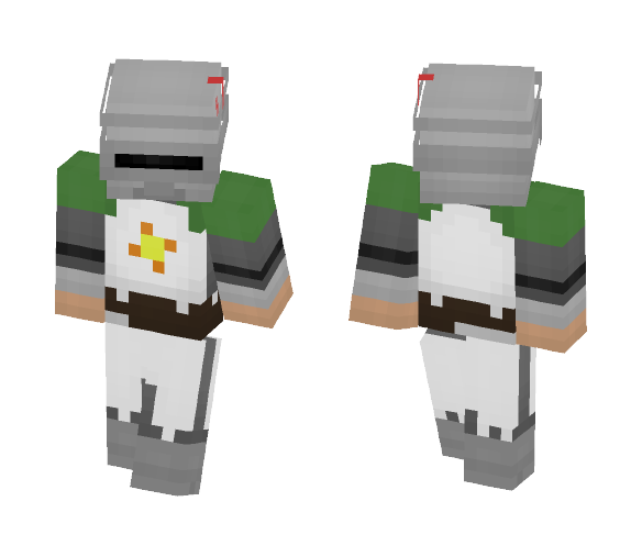 Download Free Solaire of Astora Skin for Minecraft image 1 Solaire of Astora - Male Minecraft Skins - image 1