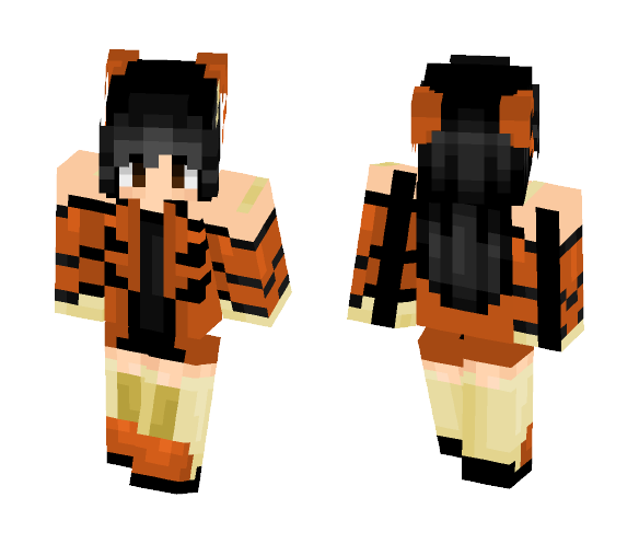 Growlithe Girl - Girl Minecraft Skins - image 1