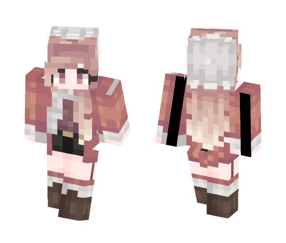 Orange - Female Minecraft Skins - image 1