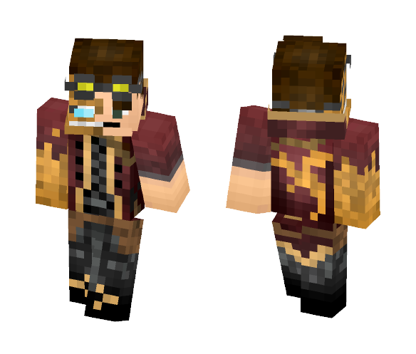 Steampunk Cyborg - Male Minecraft Skins - image 1