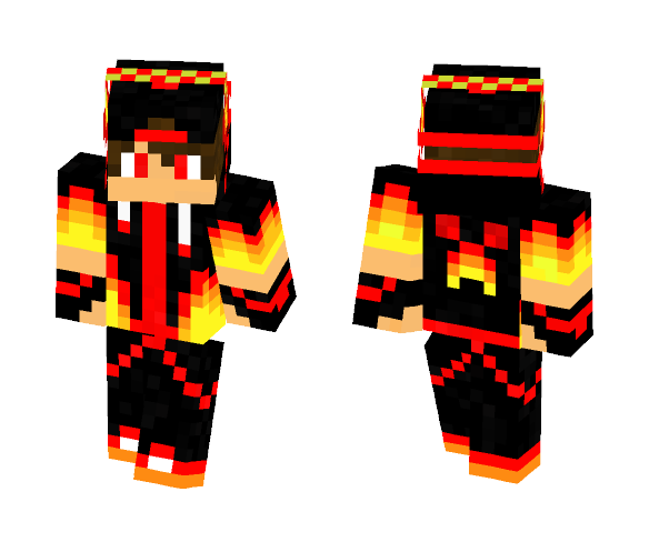 Fire boy - Boy Minecraft Skins - image 1