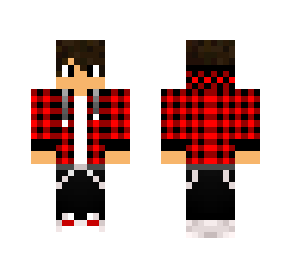 Red Minecraft Player