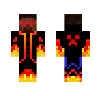Fire Herobrine Skin - Herobrine Minecraft Skins - image 2