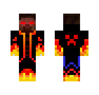 Fire Herobrine Skin