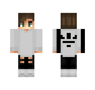 Boy With White Adidas Sweater