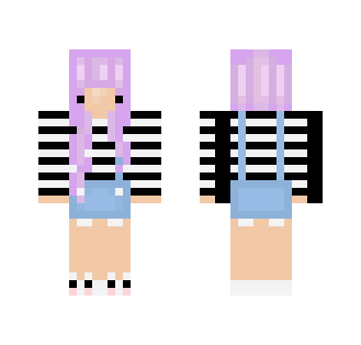 Chibi girl w/ purple hair