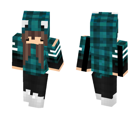 Cookie Monster Gurl~ - Female Minecraft Skins - image 1