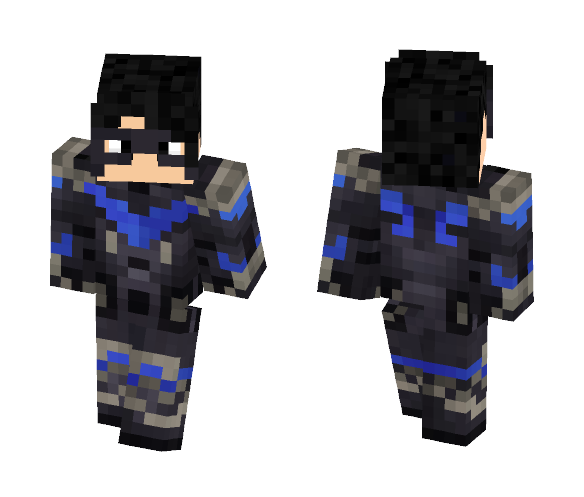 dc nightwing minecraft skin - Comics Minecraft Skins - image 1