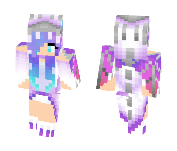 pink dragon girl - Girl Minecraft Skins - image 1