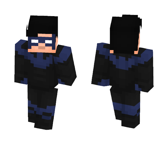 Nightwing DC Rebirth - Comics Minecraft Skins - image 1