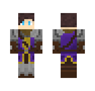 Medieval Purple Knight