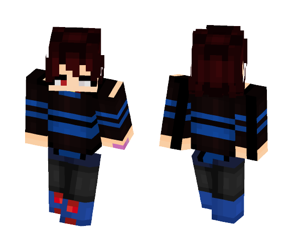 Emotale Frisk - Female Minecraft Skins - image 1