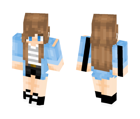 Summer Storms ~ | Hamyyy | - Female Minecraft Skins - image 1