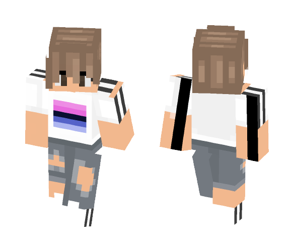 - omnisexual pride - ~ xUkulele - Interchangeable Minecraft Skins - image 1