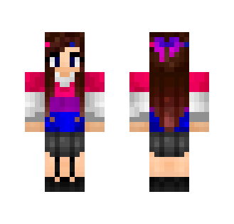 Bisexual Pride Girl ~ PRIDE MONTH! - Girl Minecraft Skins - image 2