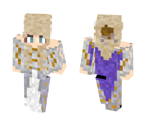 Download Free Noble Woman - Matriarchal Gown Skin for Minecraft image 1 Noble Woman - Matriarchal Gown - Female Minecraft Skins - image 1