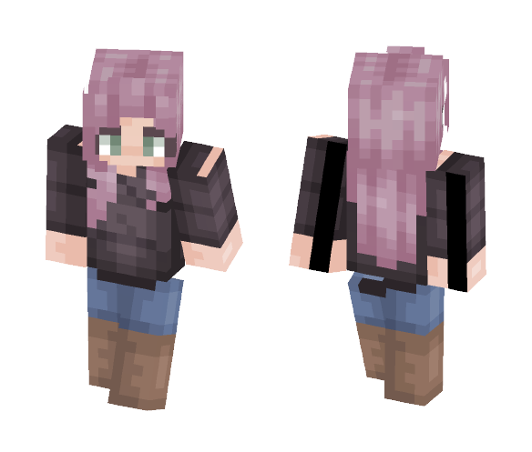 Download Free Pastel Pink Teen Skin for Minecraft image 1 Pastel Pink Teen - Female Minecraft Skins - image 1