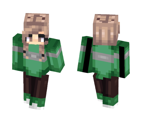 Slytherin Pride - Female Minecraft Skins - image 1