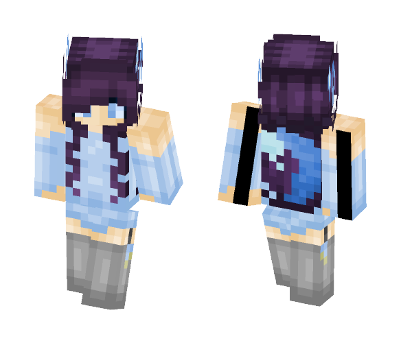 ℬlue Ɱoon - Female Minecraft Skins - image 1