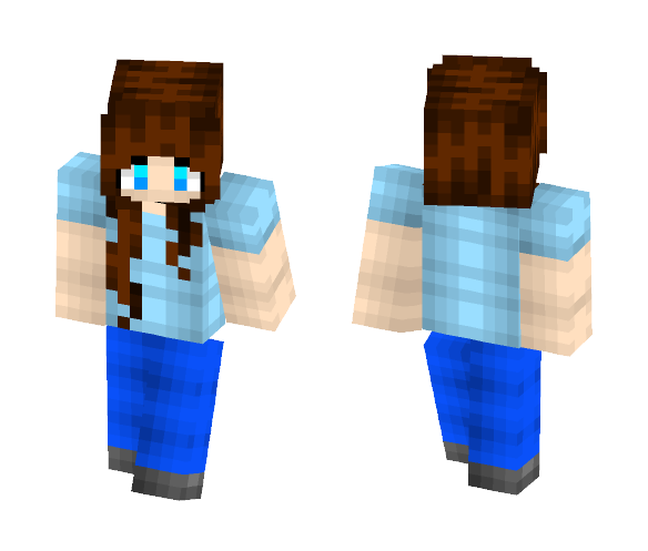 Download Free Female Steve (New Shading!) Skin for Minecraft image 1 Female Steve (New Shading!) - Female Minecraft Skins - image 1