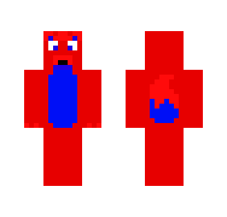 Spiral the wolf (red) - Male Minecraft Skins - image 2